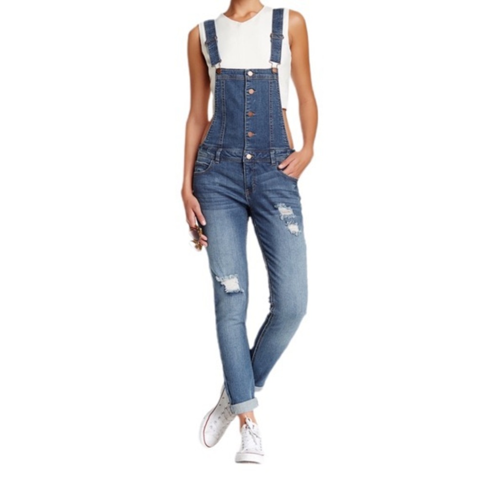 Overalls NWOT ripped distressed